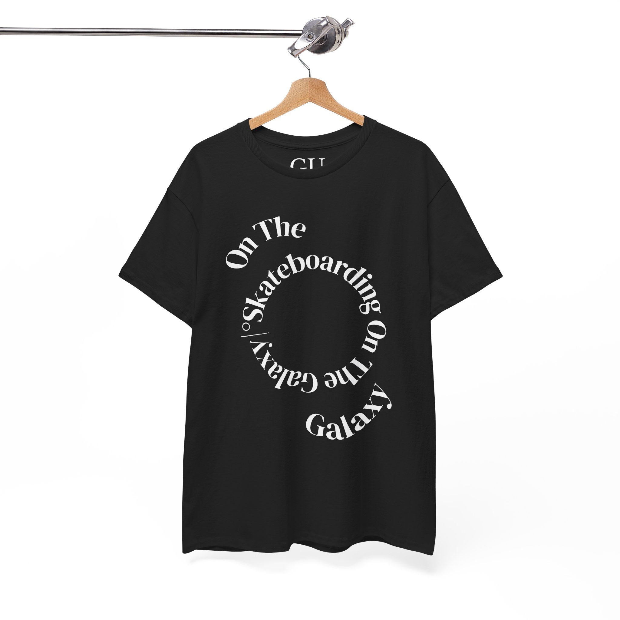 Cosmic Skateboarding Tee "Ride Loud", T-Shirt for Skate Lovers, Space Vibes