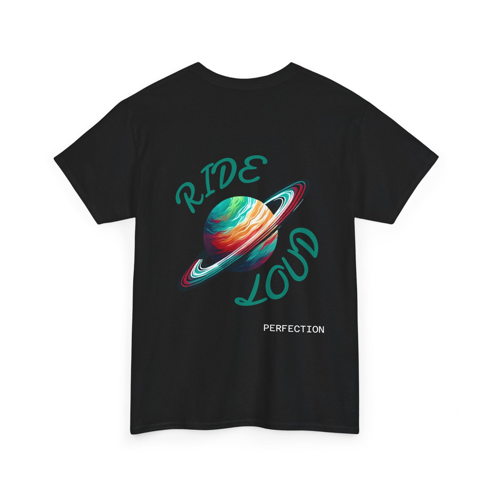 Cosmic Skateboarding Tee "Ride Loud", T-Shirt for Skate Lovers, Space Vibes