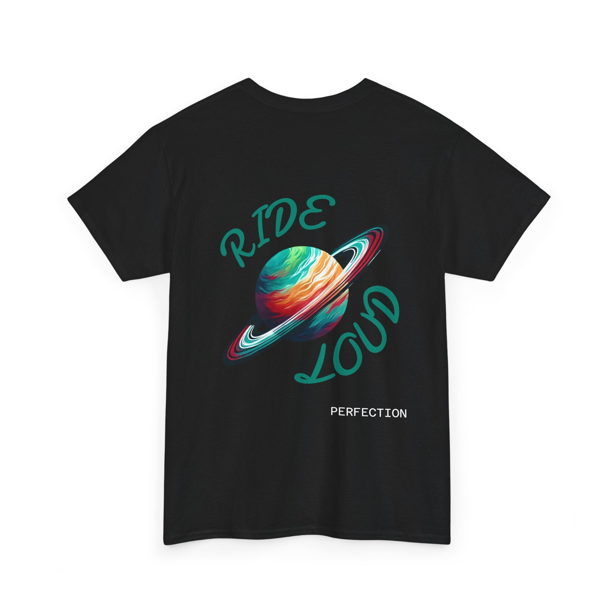 Cosmic Skateboarding Tee "Ride Loud", T-Shirt for Skate Lovers, Space Vibes