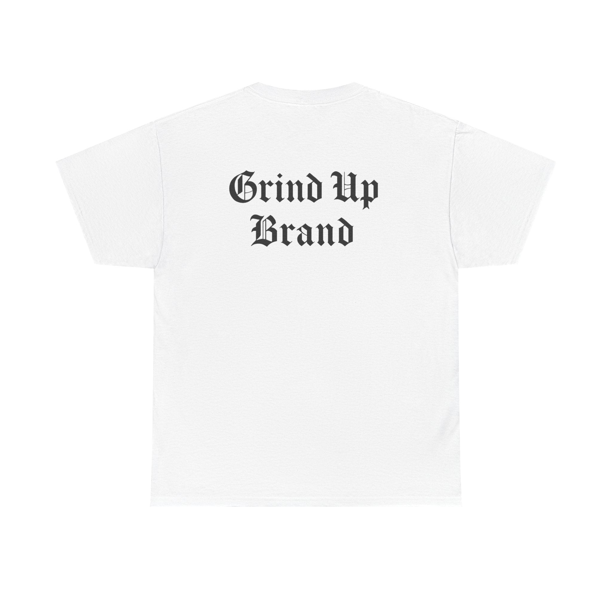Unisex Heavy Cotton Tee - Grind Up Brand | Casual Wear, Street Style, Relaxed Vibes