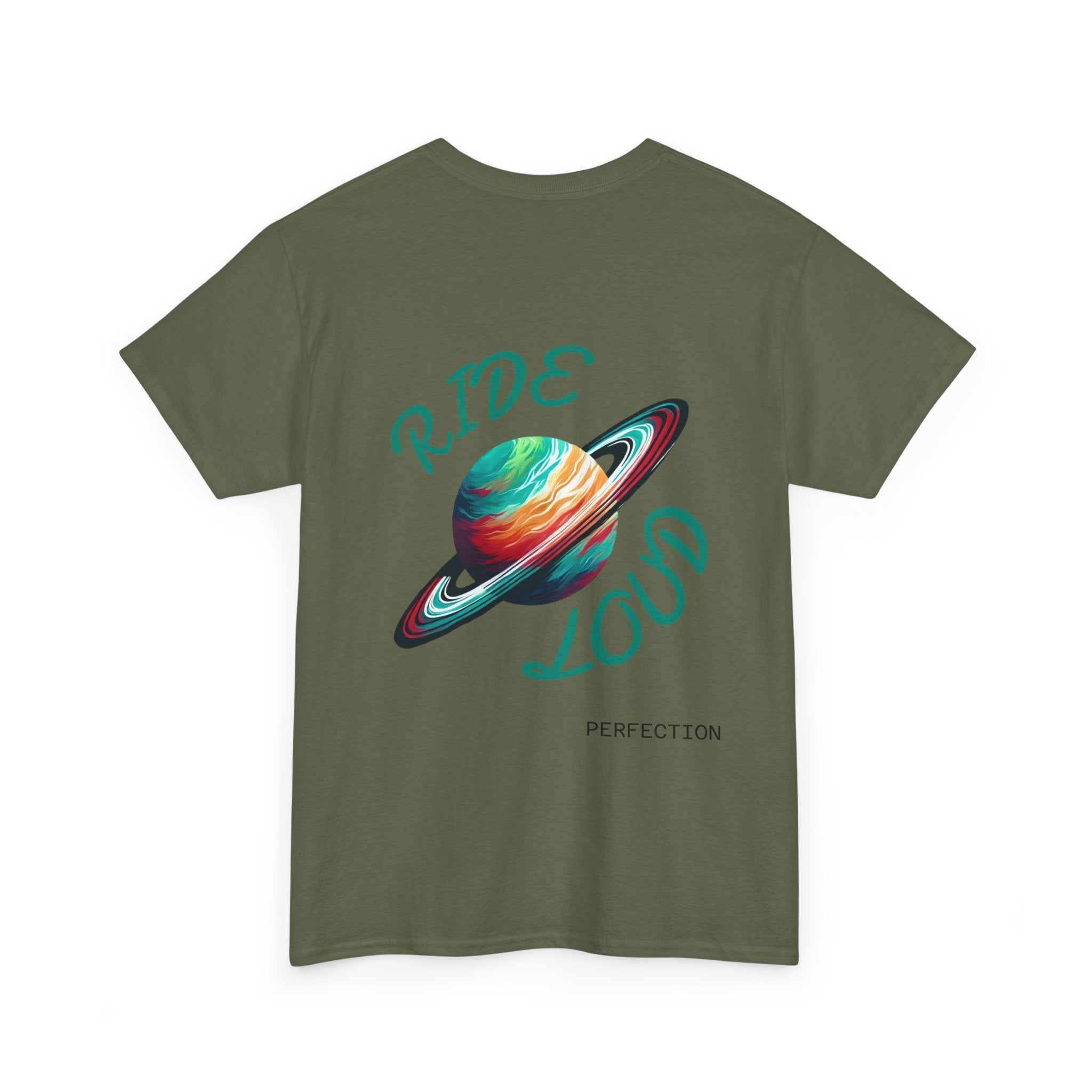 Cosmic Skateboarding Tee "Ride Loud", T-Shirt for Skate Lovers, Space Vibes